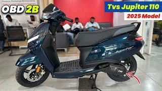 Tvs Jupiter 110 2025 Model Review- OBD 2B | Better than Activa?| On Road Price |Best Scooty in 110cc