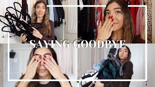 SAYING GOODBYE & HUGE CLOSET CLEAN OUT | Amelia Liana