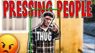 Pressing Internet Thugs Using AIMBOT  (GTA 5 RP)