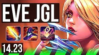 EVELYNN vs SEJUANI (JGL) | 9/1/9, 1000+ games | KR Diamond | 14.23