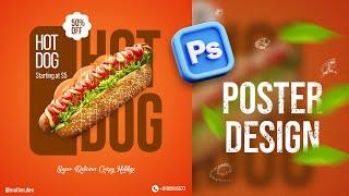 Design Fast Food POSTER in Photoshop | Photoshop Tutorial in Hindi