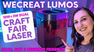 NEW WeCreat Lumos Laser: Color Engraving, Dual Lasers, 5 Modes, Portable Power!