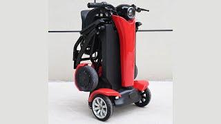 Review Cheap long range mini mobility 4 wheel elderly 2024