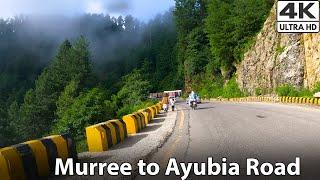 Murree to Ayubia Road / Murree Mall Road / Murree weather today live video 2022