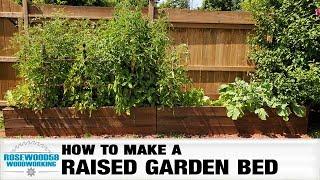 How To Make A Raised Garden Bed