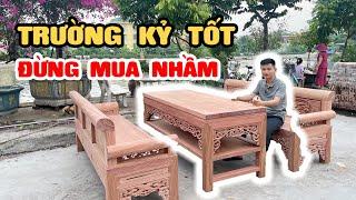 Chọn Mua Trường Kỷ Gỗ Nào Tốt Nhất ? Đừng Để " MUA NHẦM " Rồi Mất Tiền Oan | Đồ Gỗ Thành Khuyên