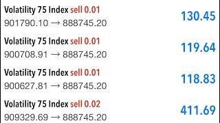 Master this Strategy and Kill Deriv synthetic index. #vix #vix75strategy #stepindex #vix75