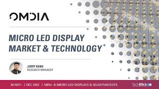 Omdia Display | Micro LED Display Market and Technology