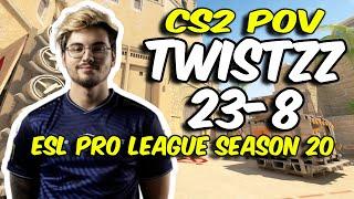 CS2 POV | Liquid Twistzz (21/7) vs G2 (Mirage) @ ESL Pro League Season 20