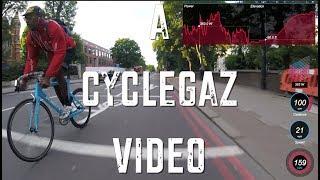 Can you keep up? Track bike on Brixton Hill vs CycleGaz