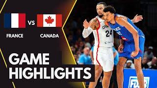 FRANCE VS CANADA | Basketball Friendly Game | Full Highlights | July 19,2024