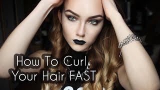 How to curl your hair FAST