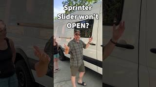 Simple Fix for Sprinter Sliding Door.