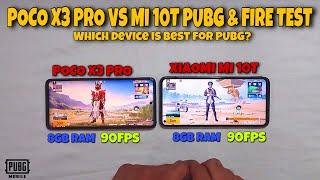 POCO X3 Pro Vs Mi 10T PUBG Test & Bullet Register | 120 fps vs 144 fps | Graphics | Price? | Battery