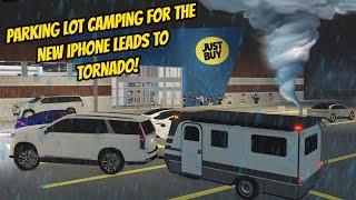 Greenville, Wisc Roblox l Realistic Parking Lot Camping TORNADO STORM ESCAPE - Voice Roleplay