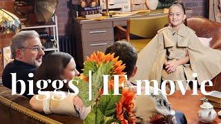 BIGGS | IF MOVIE CAST| Exclusive with Ryan Reynolds, Steve Carell and Cailey Fleming
