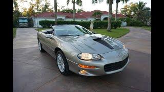 The SLP Camaro SS like this 2001 6-Speed Convertible is a Real Muscle Car and Aspiring Collectible