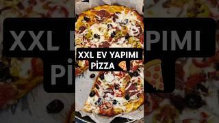 XXL Ev Yapımı Pizza #food #viralvideo #shortvideo #shorts #pizza