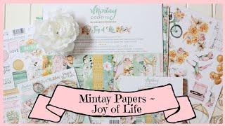 Mintay Papers New Release ~ Joy of Life Collection