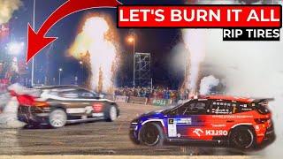  Kryterium Karowa 2024 |BURNING RUBBER  DRIFT Rally SHOW Night | Highlights