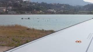 Take-off inside view from Korfu airport (LGKR)