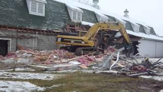 Avalong Dairy Barn Demolition York, Pa.