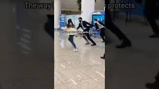 The way BTS Bodyguard protects our boys  #bts #bodyguard #attitude #army #shorts