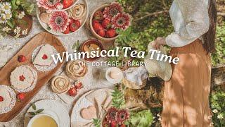 Enchanted Tea Time Foods of the Cottagecore Kitchen  Easy and vegan recipes | Cosy baking ASMR