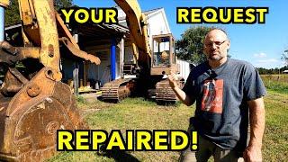 Fixing The Most Requested Repair On The Excavator.  Case 170B.