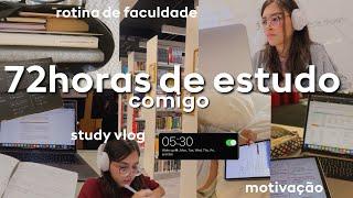 72 horas de estudos comigo + dicas de estudos que eu queria que tivessem me contado! STUDY DIARIES 2