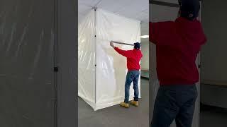 ZIPWALL® Dust Barrier Poles for Dust Barrier in Minutes!