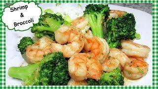 Chinese Shrimp and Broccoli Stir Fry with Garlic Sauce Recipe