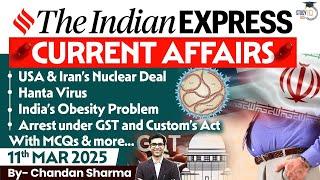 Indian Express Analysis | 11th March 2025 | The Indian Express Newspaper Analysis #news