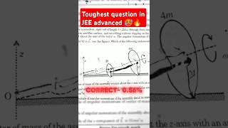 toughest question in jee#jeeadvanced #trendingshort #newshorts #iitjee#jeemotivation#iitkanpur#shot