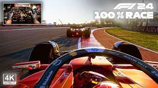 Charles Leclerc's Ferrari SF24 - United States GP 100% Race Austin | F1 24 Steering wheel Gameplay