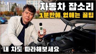 자동차가 더 조용해집니다. 지금 내 차도 따라해보세요. / HOW TO FIX NOISE IN YOUR CAR [ 차업차득 ]
