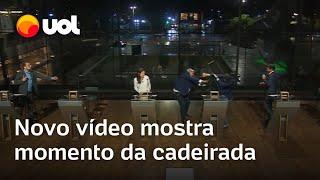 Novo vídeo mostra cadeirada de Datena em Pablo Marçal em ângulo aberto no debate da TV Cultura