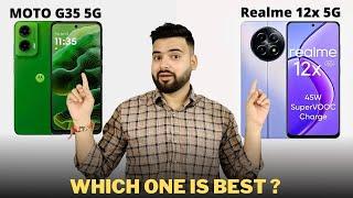 Moto G35 5G vs Realme 12x 5G - Full Comparison | Which one is Best ?