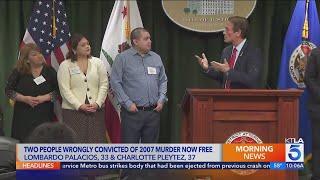 Man, woman released after 17 years due to ‘wrongful conviction’ in East Hollywood murder