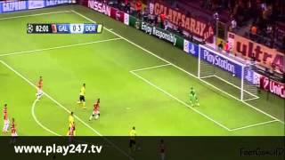 Adrian Ramos Gol UEFA Champions League (Galatasaray vs Dortmund) 22/10/14