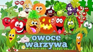 Owoce i warzywa dla dzieci - Poznajemy zdrowe owoce i warzywa