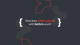 How does online payroll with Nethris work?