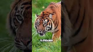 «Тигр — король джунглей и под угрозой исчезновения» #тигры #факты #знания #животные #природа