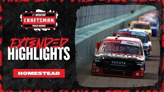 NASCAR Official Extended Highlights: Homestead-Miami brings the heat to the Craftsman Truck Series