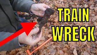 Metal Detecting Famous 1908 Train Wreck | Middle of Nowhere!