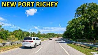 New Port Richey Florida Driving Through