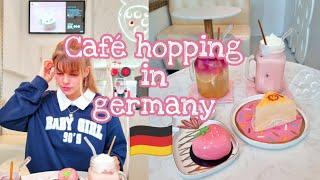 Café hopping in Germany Boba, Nuts factory, Korean food and more NO TALKING