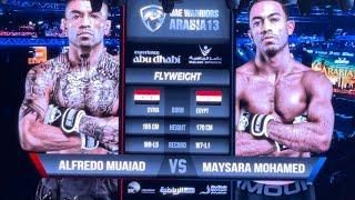 UAE WARRIORS 47 -  MAYSARA MOHAMED VS ALFREDO MUAIAD