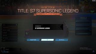 ALL SEASON 7 SSL/GC TITLES + EXTRA MODES + REWARDS l ROCKET LEAGUE