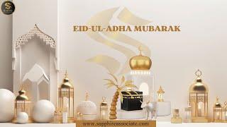 Eid Mubarak | Eid 2024 | Sapphire Builders & Associates